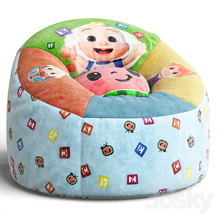 Bean Bag Chair Miscellaneous 3D model