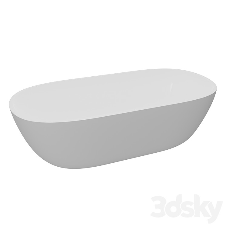 Bathtub TONI ARTI Biella 170x80 - Bathtub - 3D model