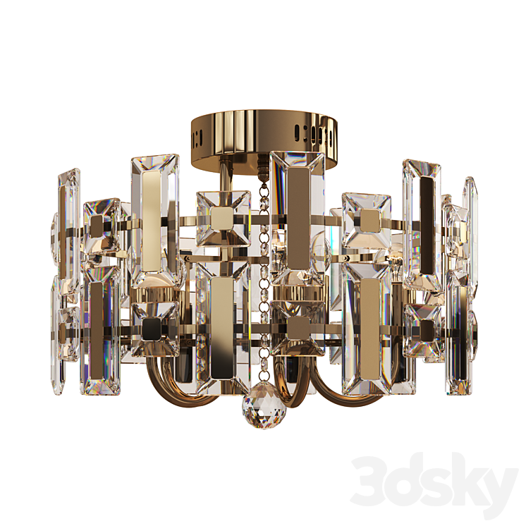 Ceiling chandelier IMEX MD.1979-5-S FGD - Ceiling lamp - 3D model
