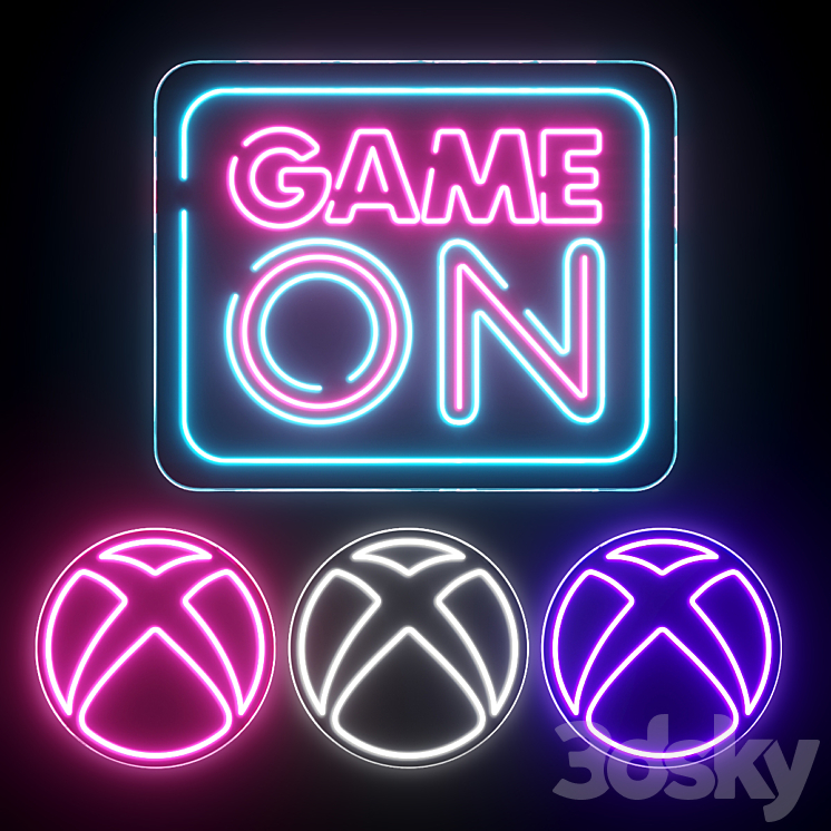 Xbox neon top