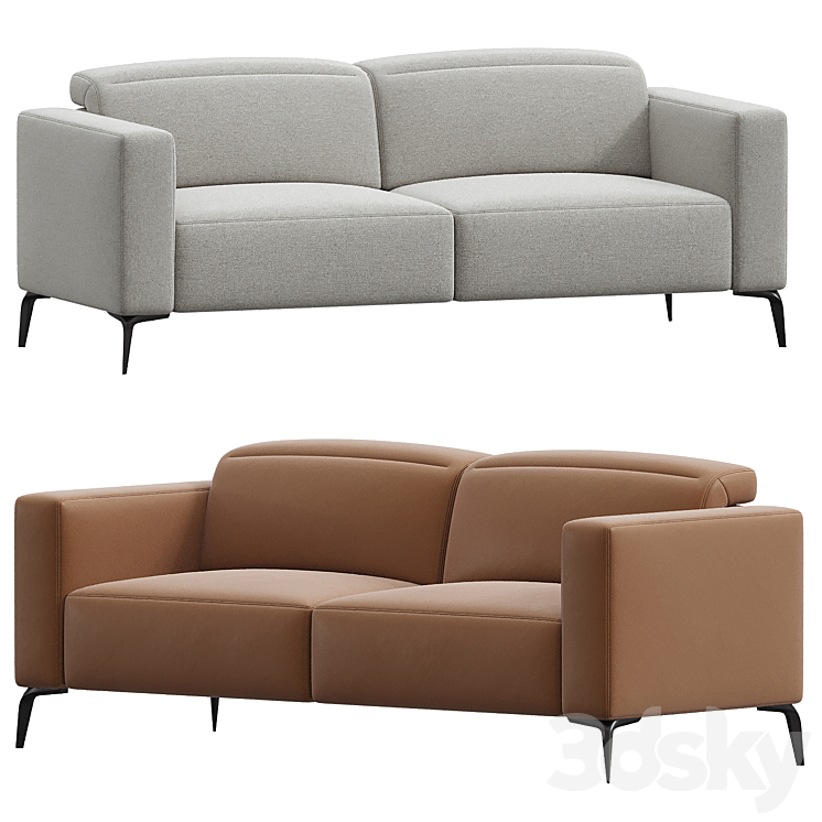 ZURICH 3 SEATER Sofa Boconcept Sofa 3D model