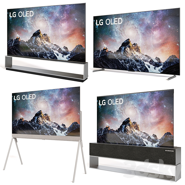 LG TVs - TV - 3D model