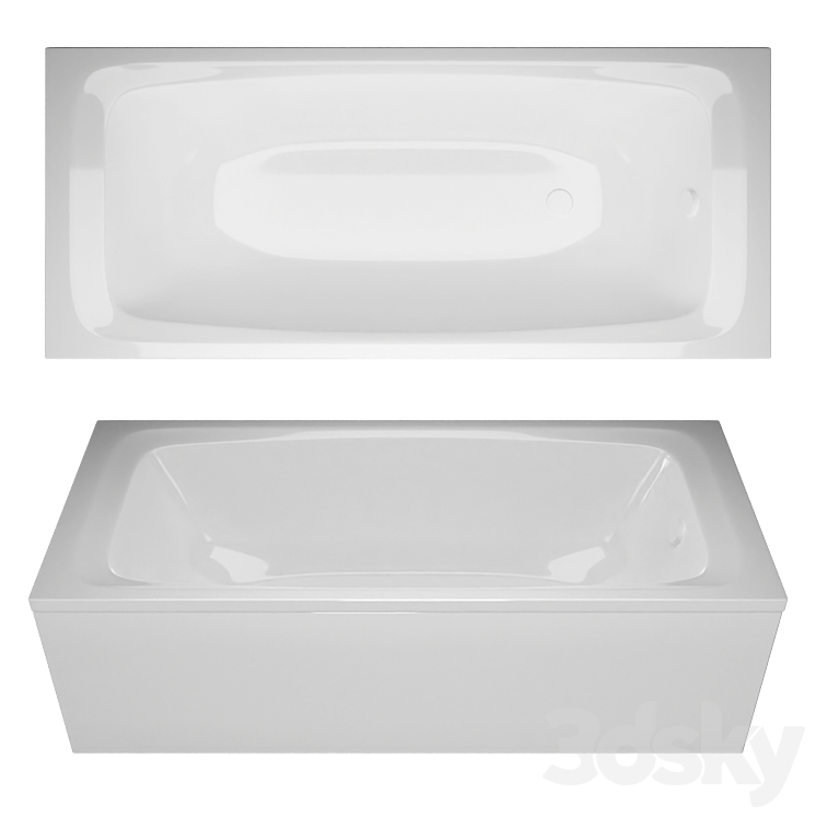 TONI ARTI Rapallo PL matte - Bathtub - 3D model