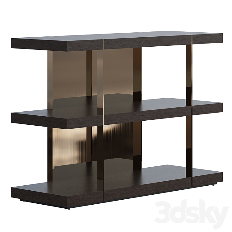 Oka Eldora Console Table Espresso Console 3D model