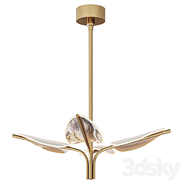 Flora Pendant By Alora - Pendant light - 3D model