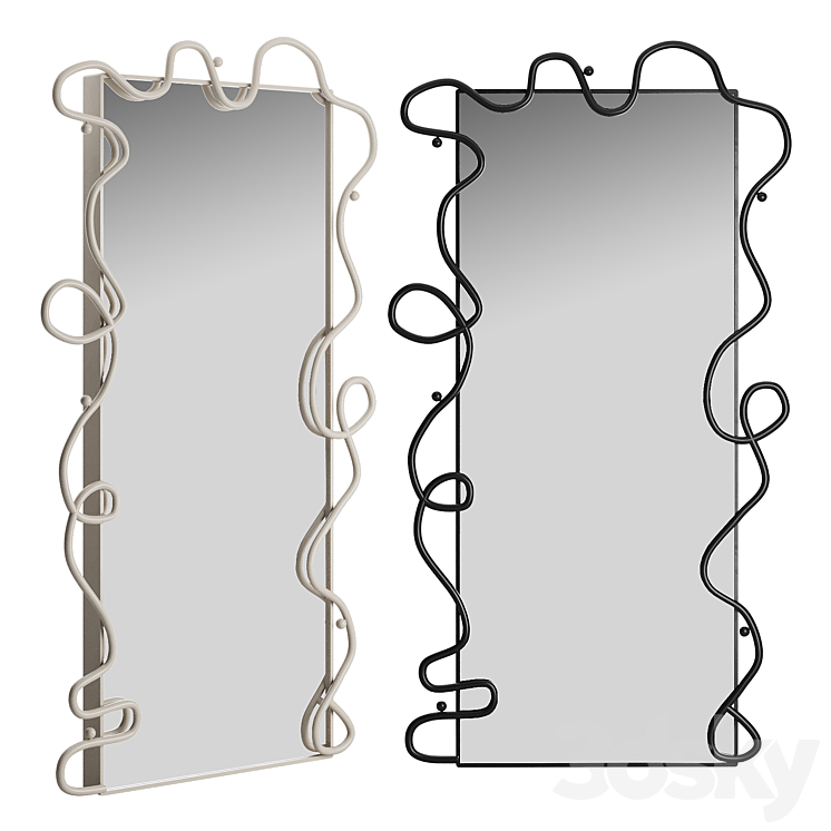 Floor mirror Linea Mirror 3D model