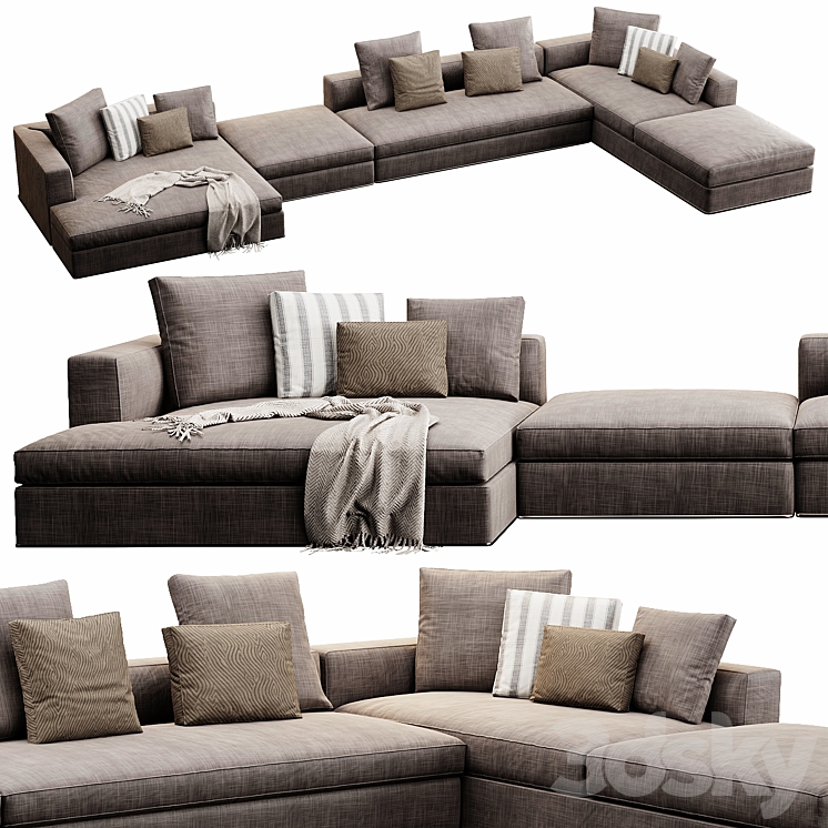 Minotti powell store sofa