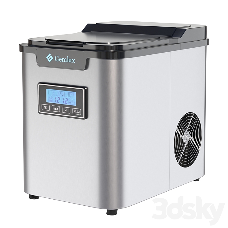 Ice maker Gemlux GL-IM88 - Kitchen appliance - 3D model