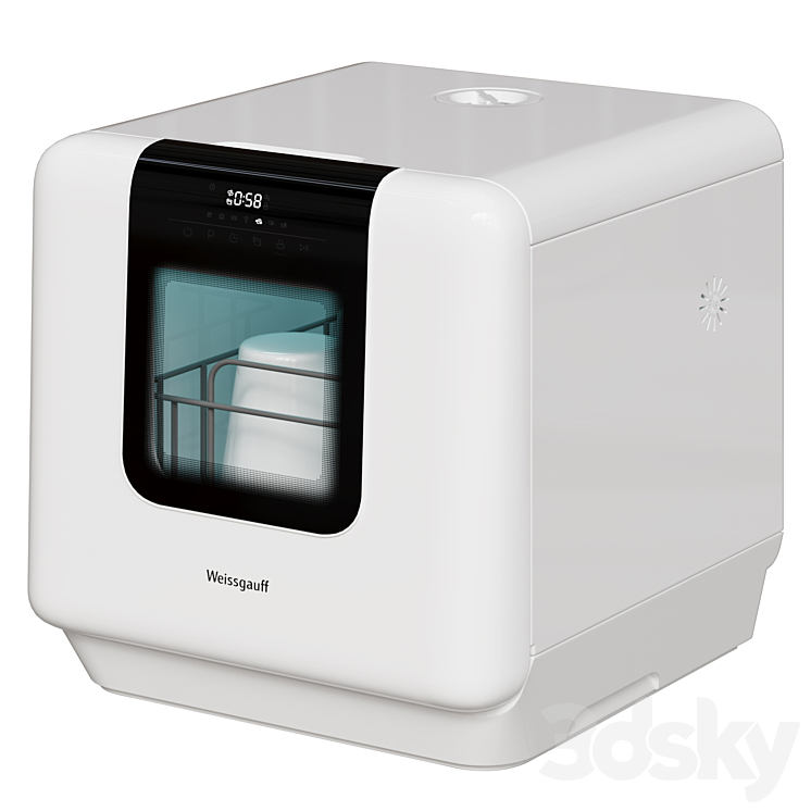Weissgauff TDW 4037 D - Kitchen appliance - 3D model