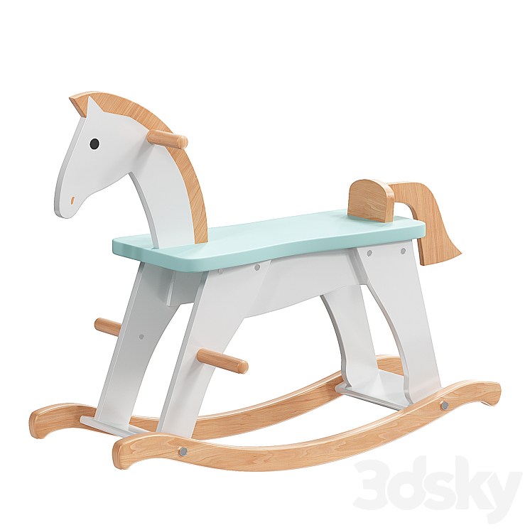 Lucky Rocking Horse Toy 3D model