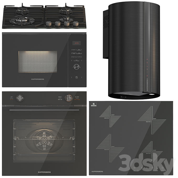 Kuppersberg collection of appliances_set 1 - Kitchen appliance - 3D model
