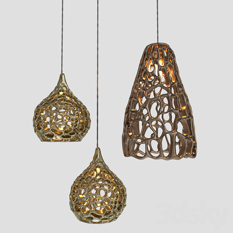 OM Miracle Pendant Light 3D Model OM Miracle Pendant Light 3D Model
