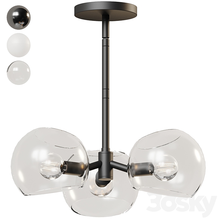 Willow by Kuzco for Alora Mood - Pendant light - 3D model