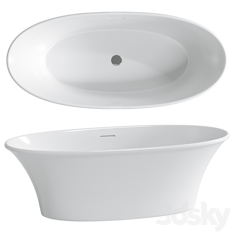 Bathtubs CEZARES MELODIA-170-75-57 - Bathtub - 3D model