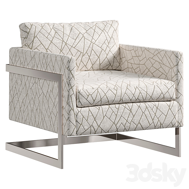 Metal frame sales accent chair