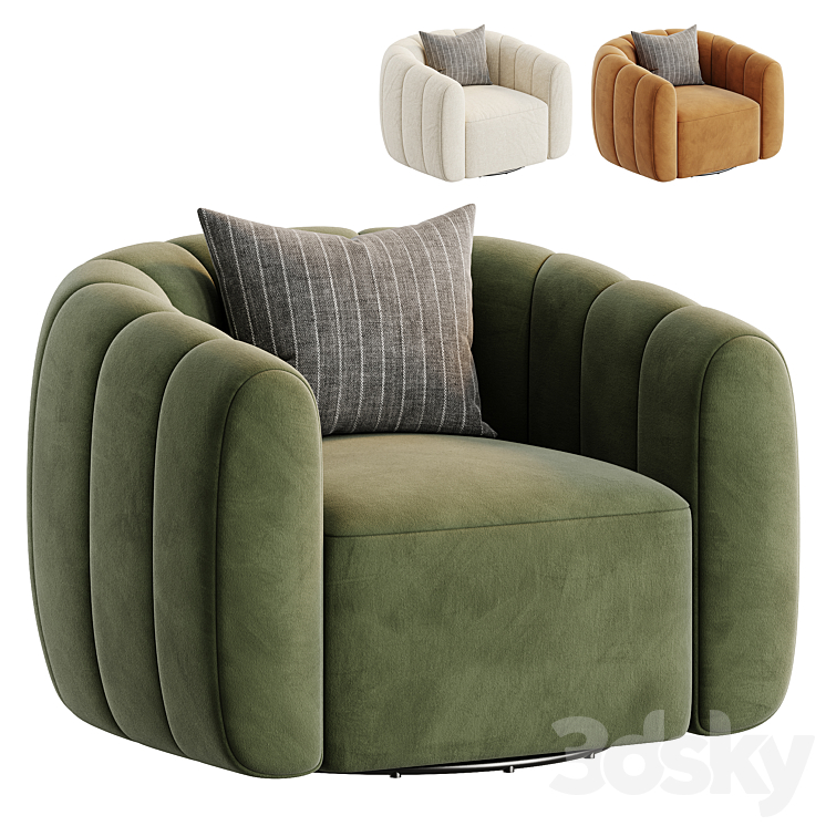 Fitz Armchair Arm chair 3D model