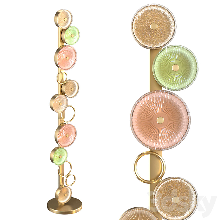 Odeon Caramella - Floor lamp - 3D model