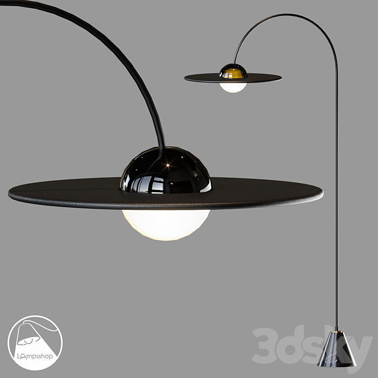 LampsShop.ru T6148 Floor Lamp Kollet - Floor lamp - 3D model