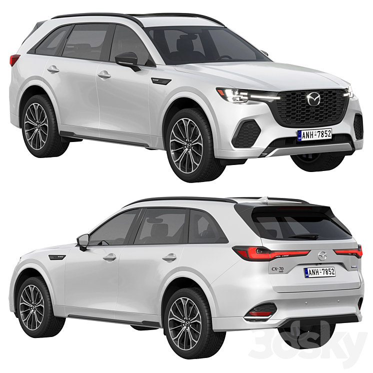 Mazda CX-70 - Transport - 3D model