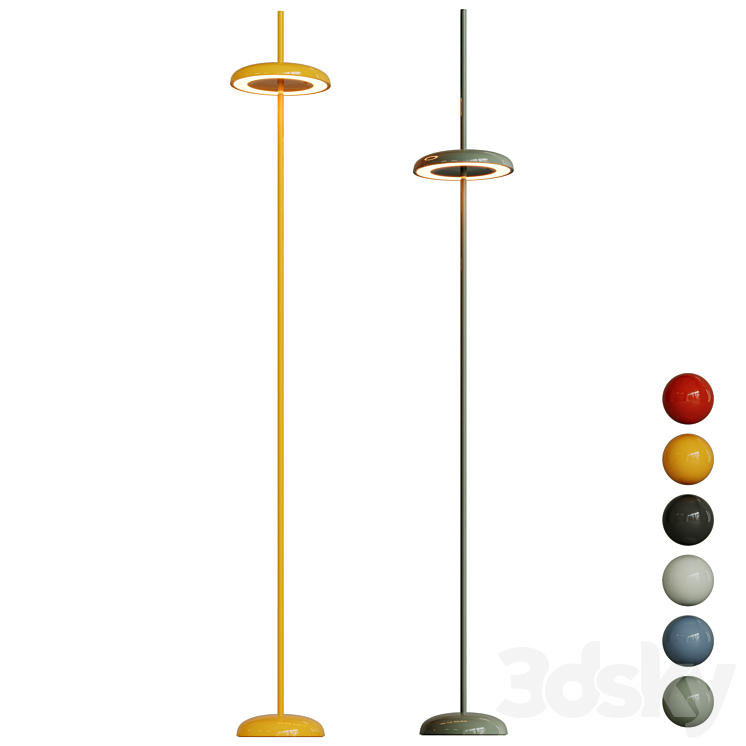 NEXIA Porte Floor Lamp in 6 colors - Floor lamp - 3D model
