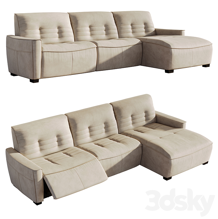 ROSETTA corner recliner SOFA Sofa 3D model