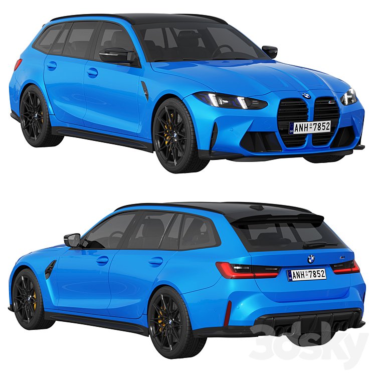 BMW M3 Touring 2025 - Transport - 3D model