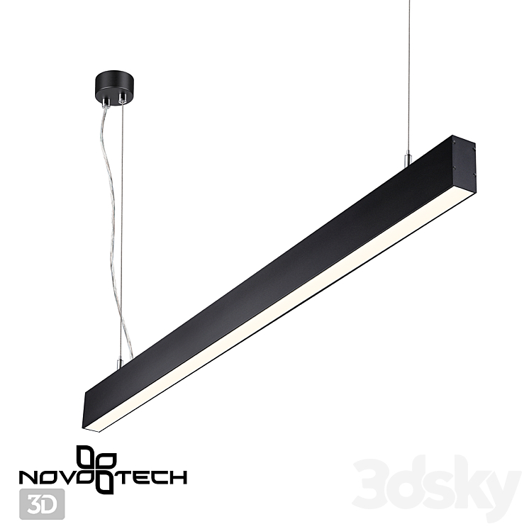 LED surface-mounted/pendant lamp Novotech OVER - Pendant light - 3D model