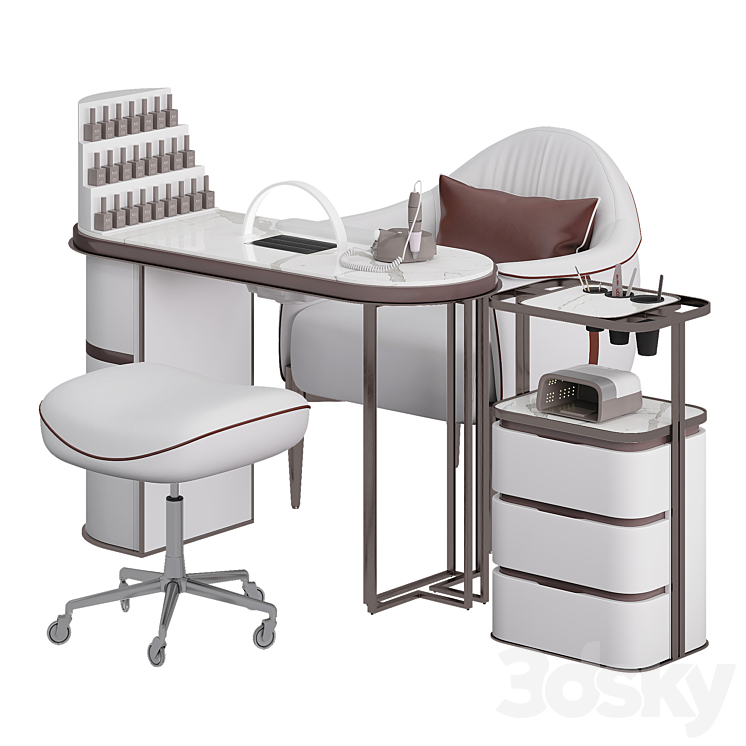 Manicure Station Glorall Beauty salon 3D model