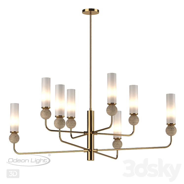 ODEON LIGHT 6625/8 LOLLA - Pendant light - 3D model