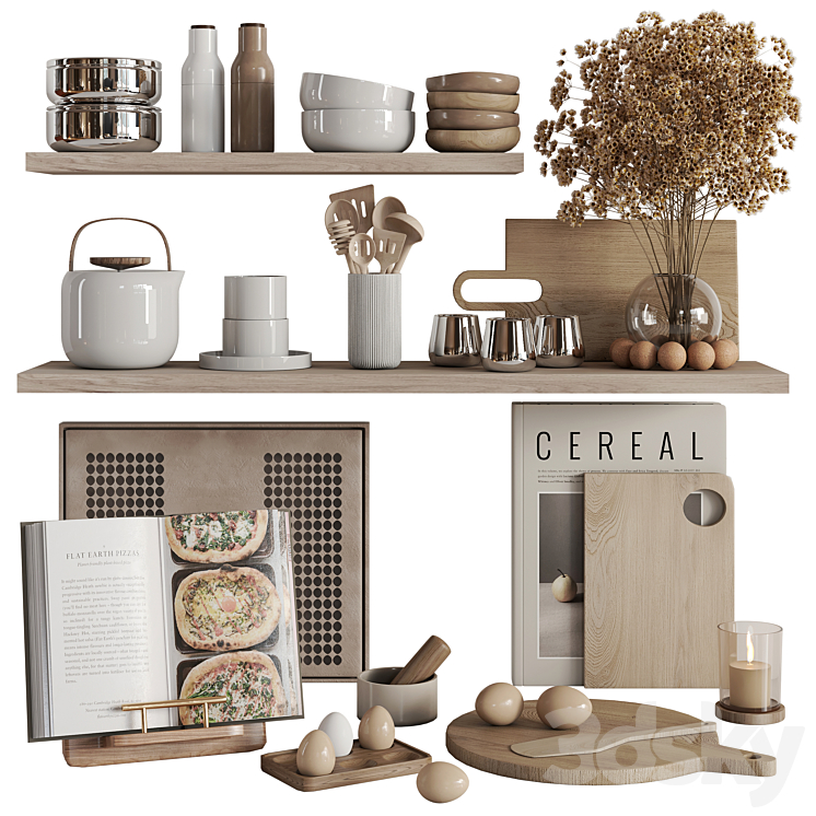 kitchen accessories N056 Other kitchen accessories 3D model