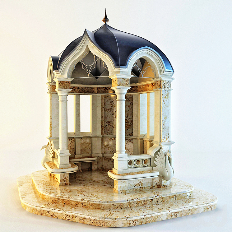 Беседка - Разное - 3D модель