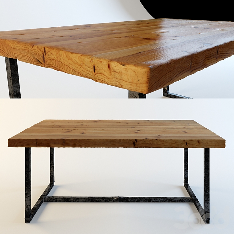 Feature table. Стол лофт Долорес. Beam Table Contract. Table model.