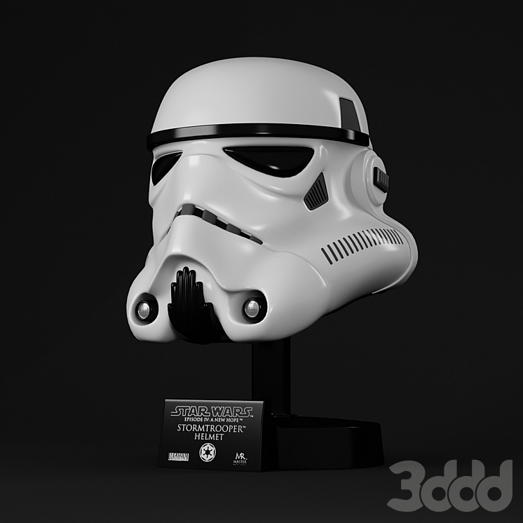 Шлем имперского штурмовика - Игрушки - 3D модель
