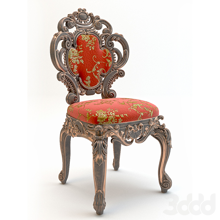 Стул в стиле барокко - Стулья - 3D модель