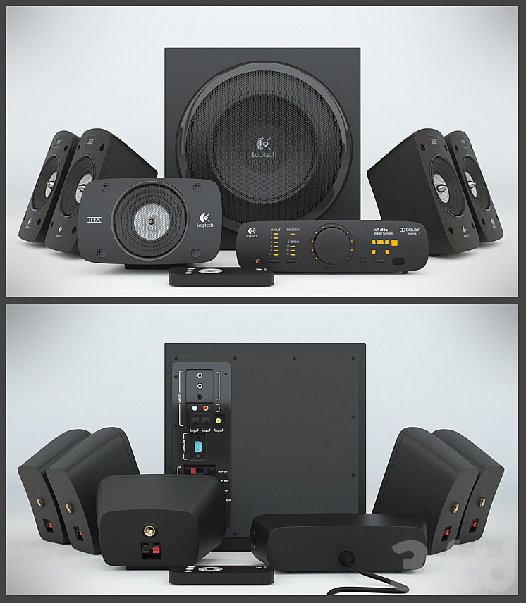 Logitech z906 3D