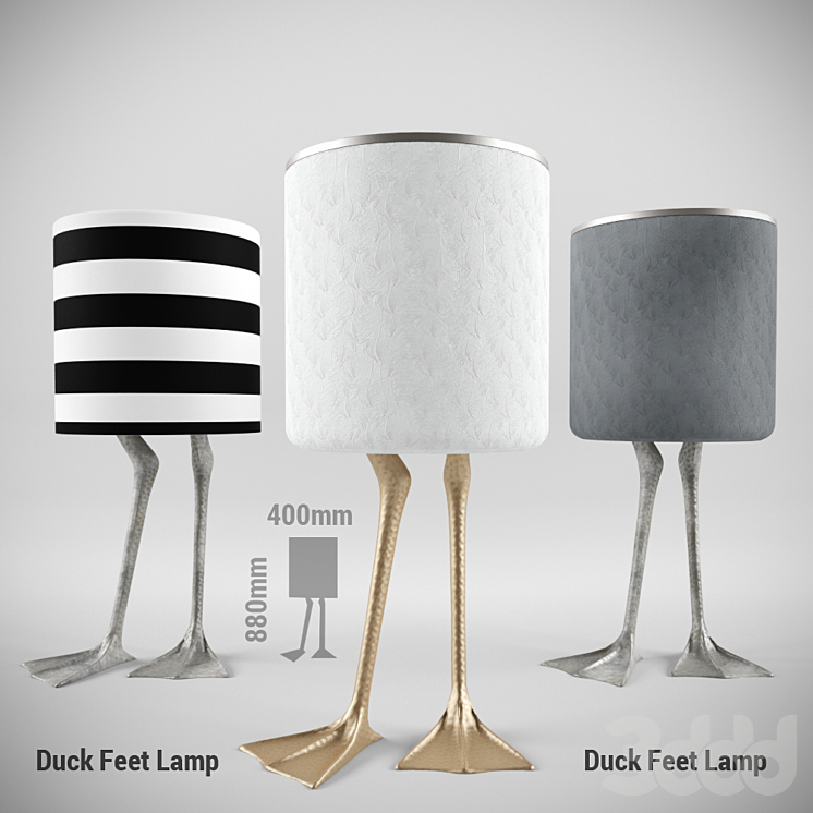 Duck on sale feet lamp