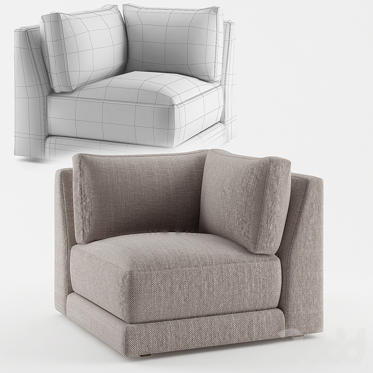 Crate and cheap barrel armless chair