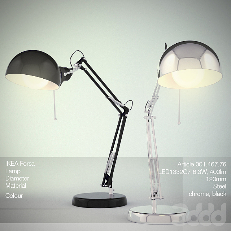 Forsa store desk lamp