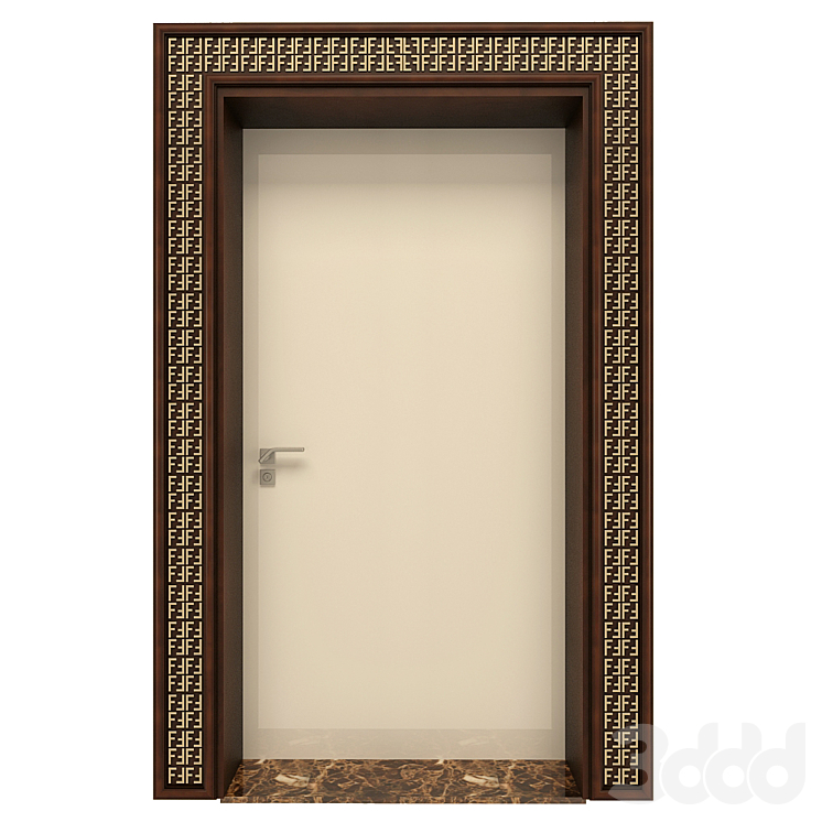 Обналичник в стиле Fendi - Двери - 3D модель