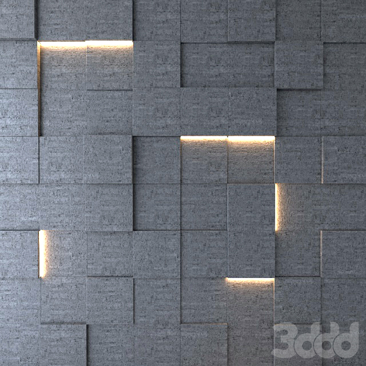 3d panel - Другие предметы интерьера - 3D модель