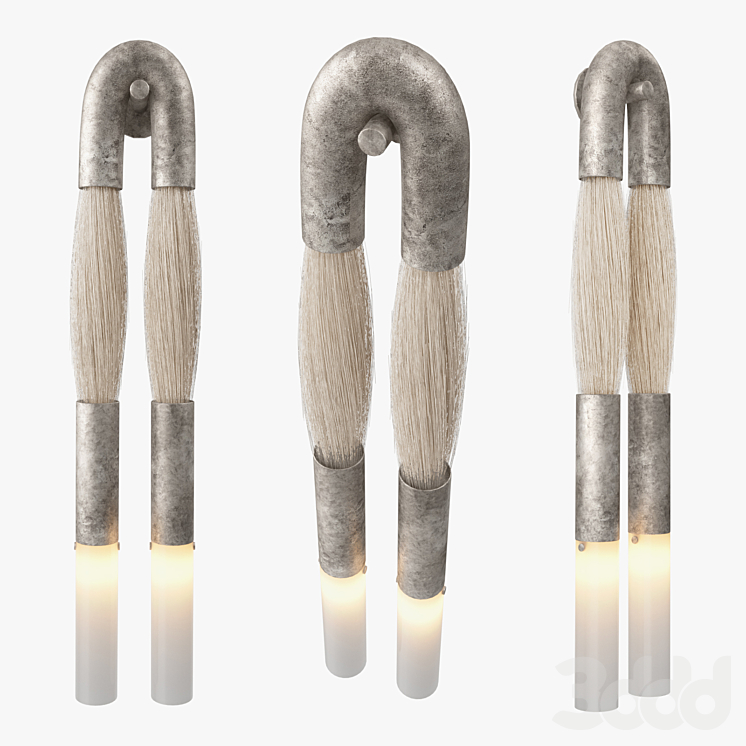 Horsehair sconce deals