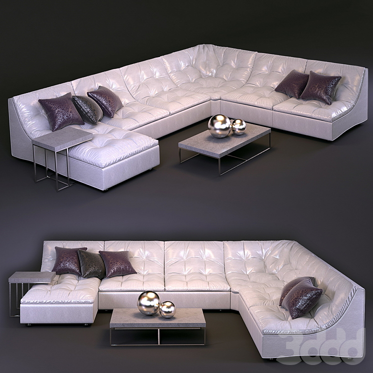 Модульная диван-кровать Estetica Мальта - Диваны - 3D модель