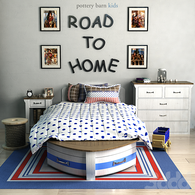 Pottery barn speedboat discount bed