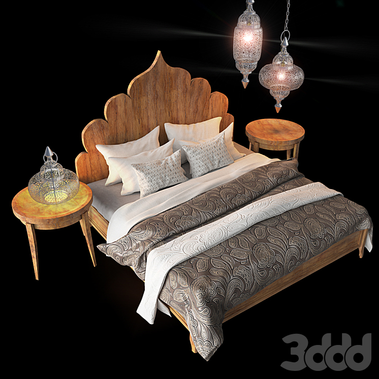 Кровать В Восточном Стиле Купить фото 19