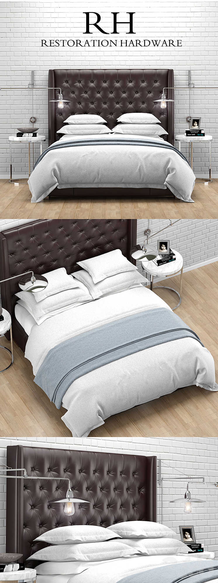 Adler bed sale rh