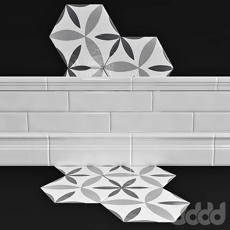 плитка керамическая FAP - Кафель, плитка - 3D модель