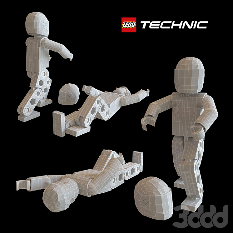 3d printed lego technic hot sale