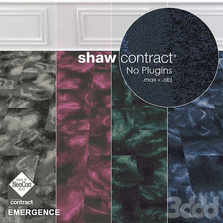 Shaw Carpet Emergence Presence No 1 Ковры 3D модель