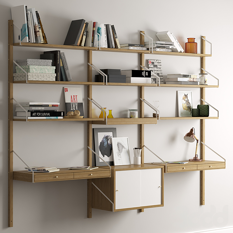 Система полок Svalnas Ikea. - Другое - 3D модель