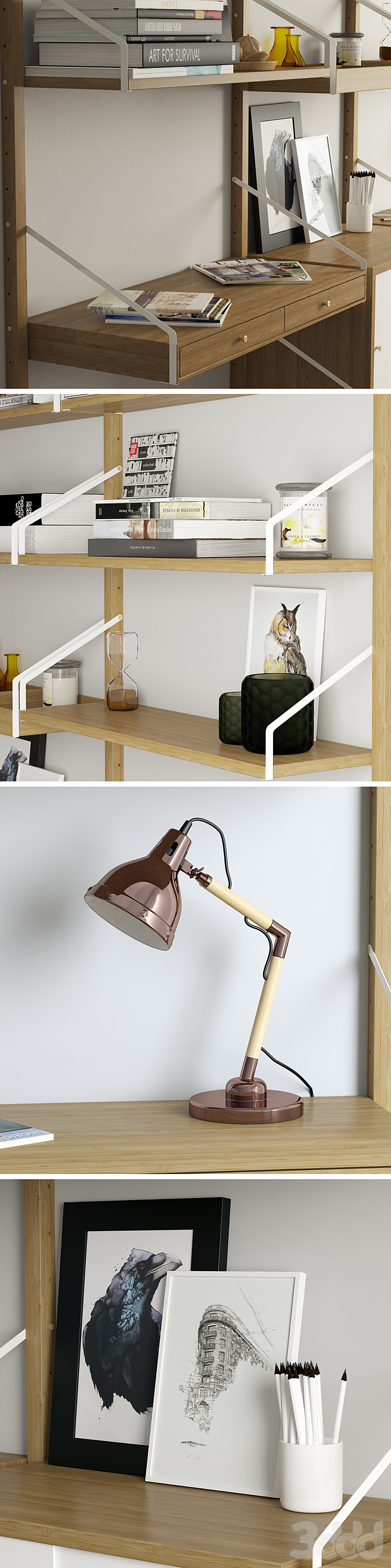 Система полок Svalnas Ikea. - Другое - 3D модель